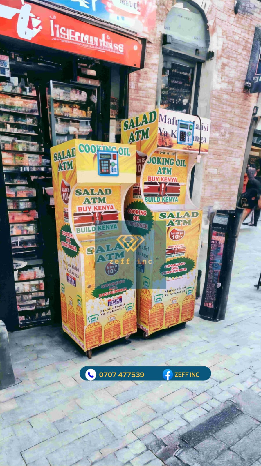 Stainless Steel Cooking Oil ATM