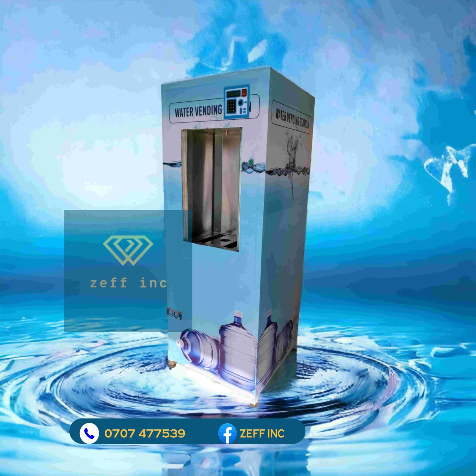 Automated Water Vending Station